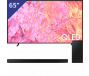 Samsung 65 inch QLED TV + Soundbar met Subwoofer