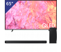 Samsung 65 inch QLED TV + Soundbar met Subwoofer
