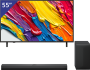 LG 55 inch QNED TV + LG Soundbar met Subwoofer