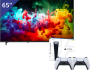 LG 65 inch QNED TV + PlayStation 5