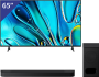 Sony Bravia 65 inch Ultra HD TV + Sony Bravia Theatre Bar + Subwoofer