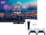 Thomson 55 inch/140cm QLED TV + PlayStation 5
