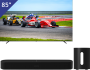 Thomson 85 inch QLED TV + Sonos Beam + Sub mini