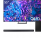 Samsung 55 inch QLED TV + Soundbar met Subwoofer