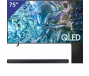 Samsung 75 inch QLED 4K TV + Soundbar met Subwoofer
