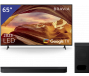 Sony 65 inch Ultra HD TV + Sony Bravia Theatre Bar + Subwoofer