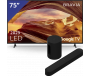 Sony 75 inch TV + Sonos Beam + Sub mini
