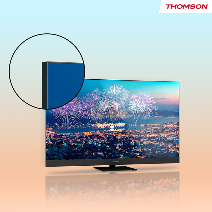 Thomson 55 inch/140cm QLED TV met front speaker
