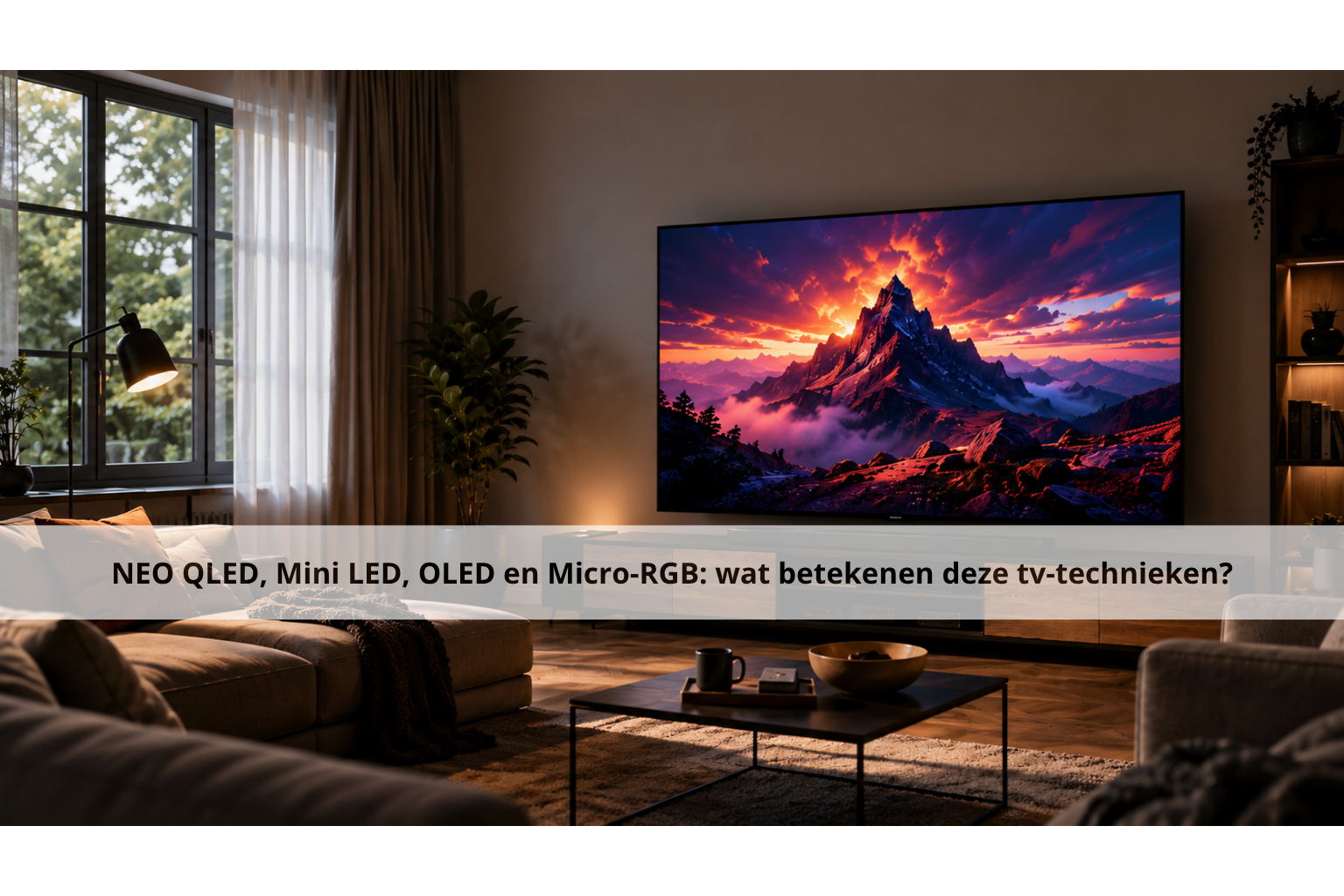 NEO QLED, Mini LED, OLED en Micro-RGB: wat betekenen deze tv-technieken?