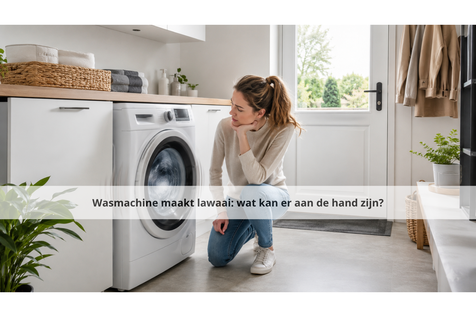 Wasmachine maakt lawaai: wat kan er aan de hand zijn?
