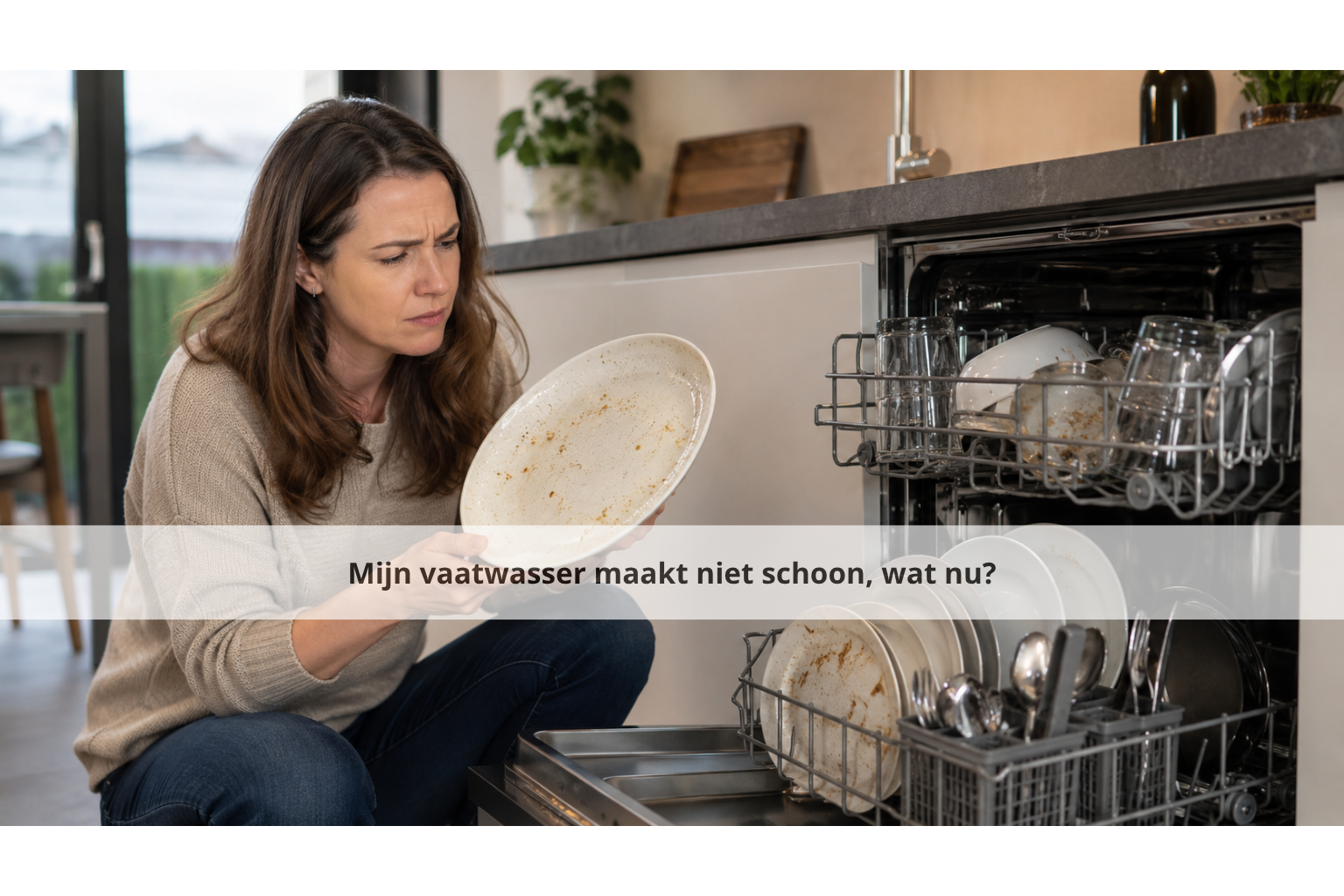 Mijn vaatwasser maakt niet schoon, wat nu?