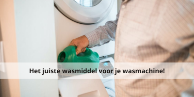 Het juiste wasmiddel voor je wasmachine