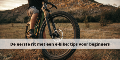 De eerste rit met een e-bike: tips voor beginners
