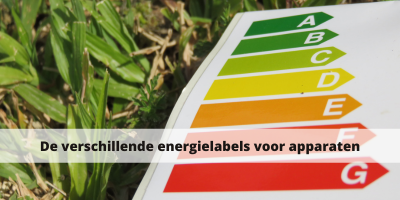 De verschillende energielabels voor apparaten