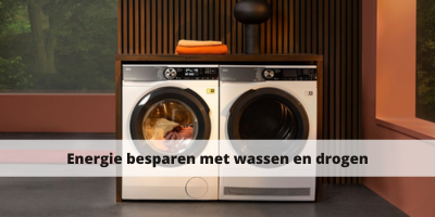 Energie besparen met wassen en drogen
