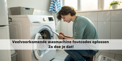 Veelvoorkomende wasmachine foutcodes oplossen – zo doe je dat!