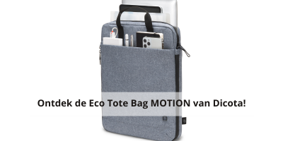 Duurzaamheid en Stijl: Ontdek de Eco Tote Bag MOTION van Dicota!