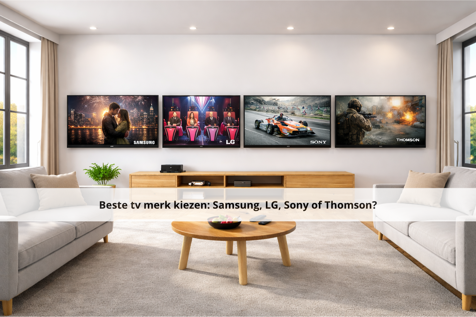 Beste tv merk kiezen: Samsung, LG, Sony of Thomson?